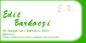 edit barkoczi business card